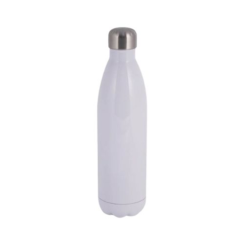 SQUEEZE DE ALUMÍNIO TÉRMICA GARRAFA PORTÁTIL BRANCA 500ML 17 OZ - CÓD. 3548