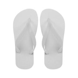 CHINELO COM TECIDO SUBLIMAÇÃO INFANTIL MASCULINO TRADICIONAL BRANCO 19 E 20 - CÓD. 2186