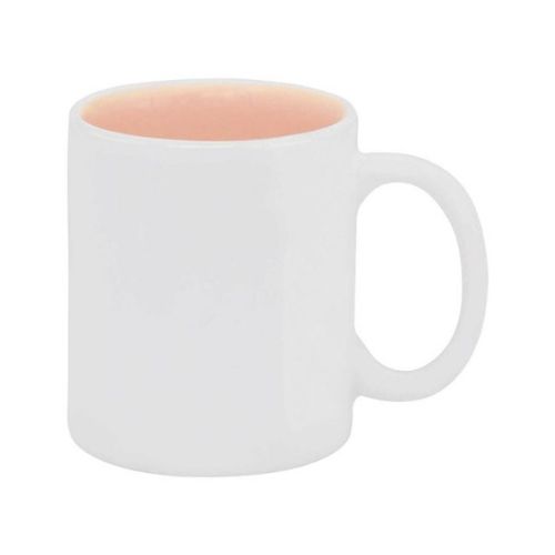 CANECA SUBLIME AZ10 BRANCA INTERNA ROSA 300ML - CÓD. 3036