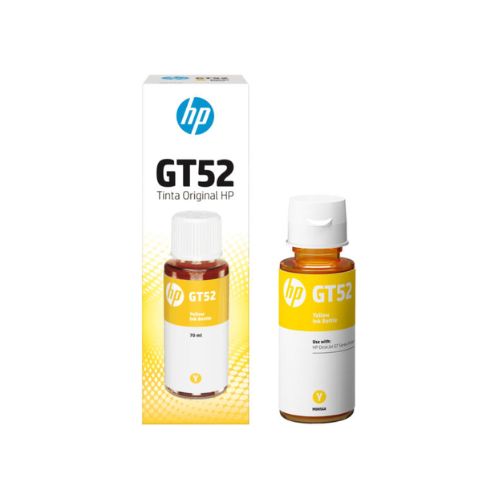 TINTA HP GT52 GT5822 GT5810 INK TANK 416 116 316 412 SMART TANK 517 532 617 674 AMARELA - CÓD. 1262