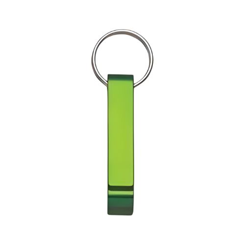 CHAVEIRO ABRIDOR ALUMÍNIO MÉDIO VERDE - CÓD. 3424