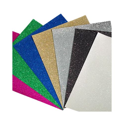 TERMOLONA GLITTER CAMISA ALGODÃO TECIDO ESCURO A4 10 FOLHAS - CÓD. 2254