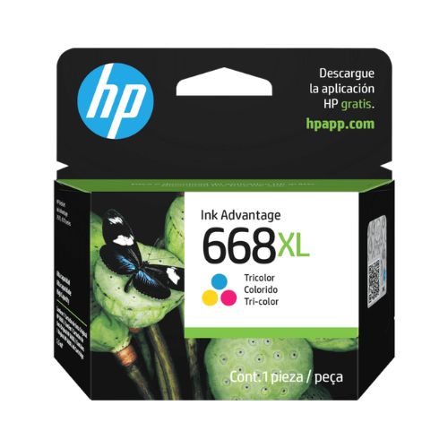 CARTUCHO TINTA HP 668XL 2970 4370 COLORIDO ADVANTAGE ORIGINAL 5,5ML - CÓD. 3998