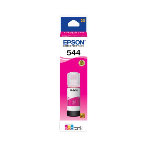 REFIL TINTA EPSON T544 L1250 L3150 L3110 L5190 L3250 L3210 MAGENTA ORIGINAL 65ML - CÓD. 1950