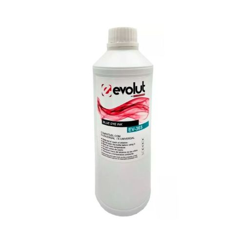 TINTA CORANTE EVOLUT UNIVERSAL HP / EPSON EV365 CIANO 1 LITRO - CÓD. 2753
