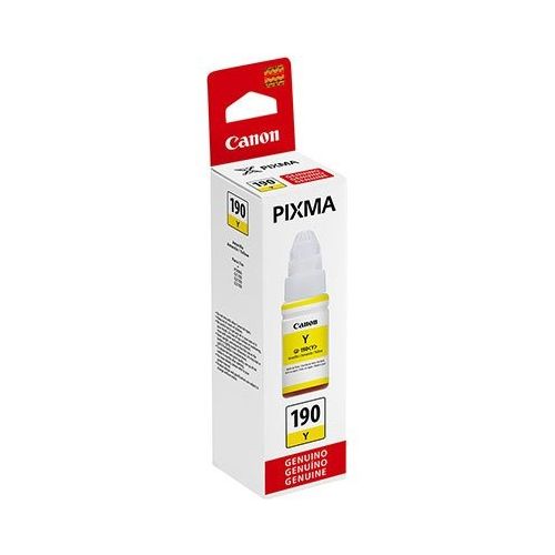 TINTA CANON GI-190Y G1100 G1110 G2100 G2110 G3100 G3110 G3111 G4100 G4110 G4111 YELLOW 7K - CÓD 1862