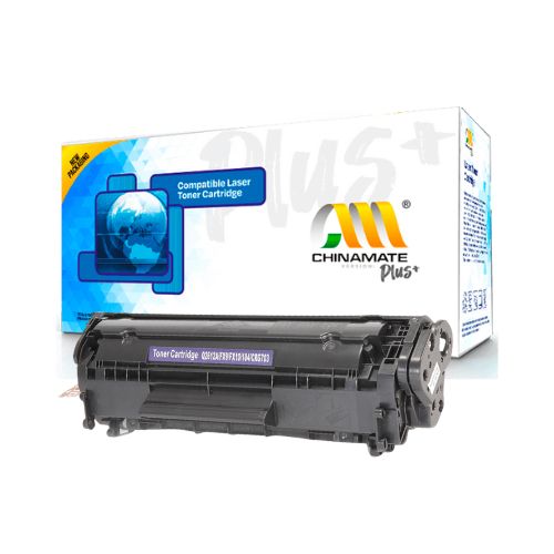 TONER COMPATÍVEL HP Q2612A 12A 1010 1012 1015 1018 1020 1022 3015 3030 BK 2K - CÓD. 3341
