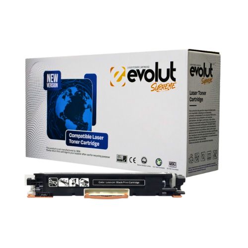 TONER COMPATÍVEL HP CE310A CF350A 126A M175 M275 M176 M177 CP1020 CP1025 BLACK CHIP 1.2K - CÓD. 3702