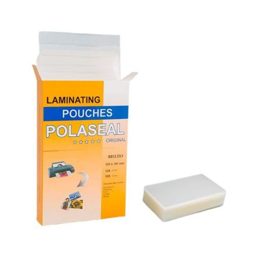 POLASEAL POUCHES 80 X 110 X 005 125 MICRON PIS CIC PACOTE 100 FOLHAS - CÓD. 3439