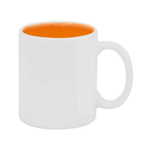 CANECA SUBLIME AZ10 BRANCA INTERNO LARANJA 300ML - CÓD. 3017