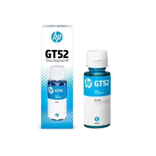 TINTA HP GT52 GT5822 GT5810 INK TANK 416 116 316 412 SMART TANK 517 532 617 674 CIANO - CÓD. 1264