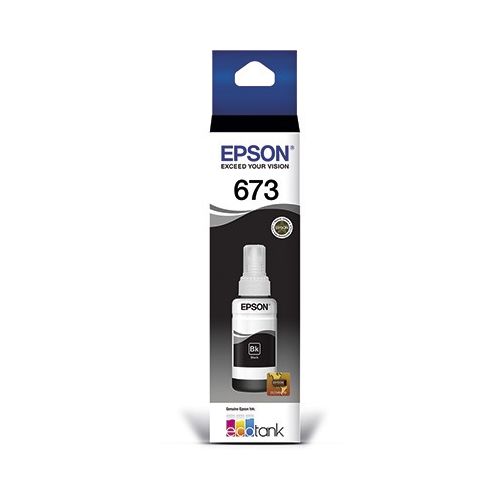 REFIL TINTA EPSON T673 673 L800 L810 L1800 L805 L850 PRETA ORIGINAL 70ML - CÓD. 585