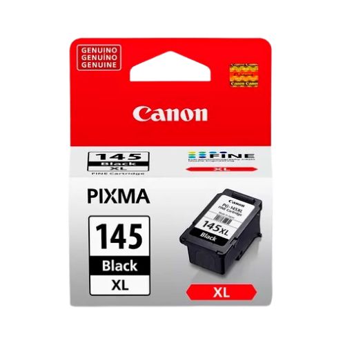 CARTUCHO TINTA CANON PG-145XL MG2410 MG3010 MG2510 MG2910 PRETO ORIGINAL 12ML - CÓD. 1206
