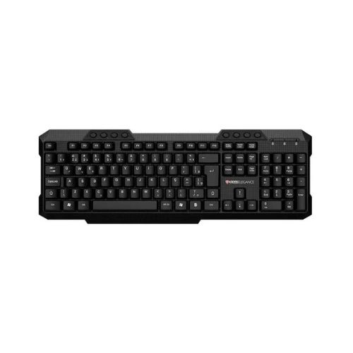 TECLADO MULTIMÍDIA KROSS ELEGANCE 2 KE-K106V3 USB PRETO PADRÃO ABNT2 - CÓD. 3789