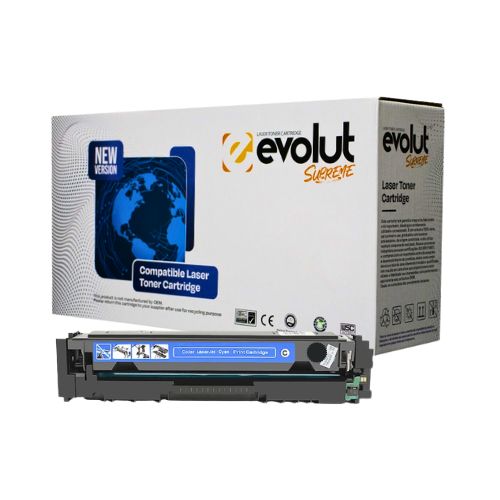 TONER COMPATÍVEL HP CF511A 204A M154 M180 M181 CIANO CHIP 0.9K - CÓD. 3750