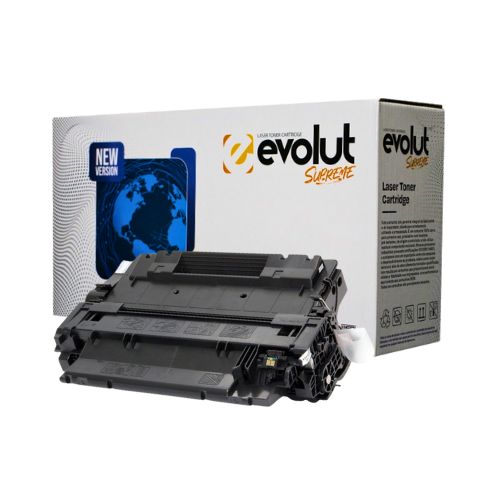 TONER COMPATÍVEL HP CE255A 155A P3015 P3016 P3015N ENTERPRISE 500 M525F BK CHIP 6K - CÓD. 3603