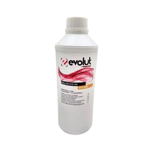 TINTA CORANTE EVOLUT UNIVERSAL HP / EPSON EV365 YELLOW 1 LITRO - CÓD. 2754