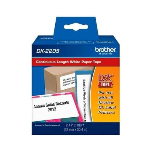 ETIQUETA PAP BROTHER DK2205 QL 500 QL 550 QL 570 QL 580N QL 650TD QL 700 QL 1050 QL 1050 - CÓD 3713