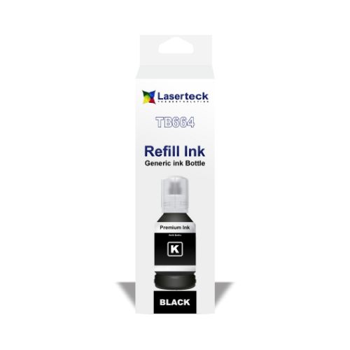 TINTA COMPATÍVEL EPSON T664 L200 L375 L220 L110 L355 L555 L455 L365 L395 BLACK 70ML - CÓD. 1626