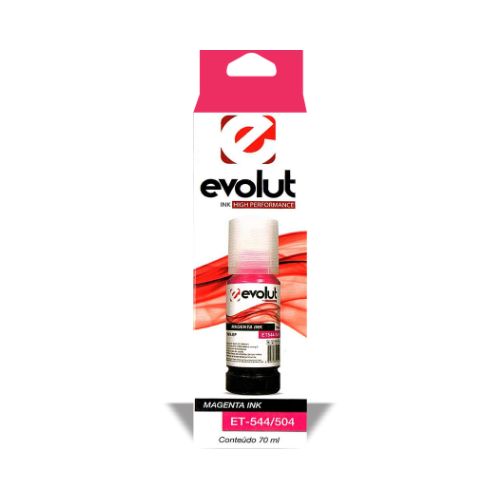 TINTA COMPATÍVEL EPSON ET544 504 L1250 L3150 L3110 L5190 L3250 L3210 MAGENTA 70ML - CÓD. 3409