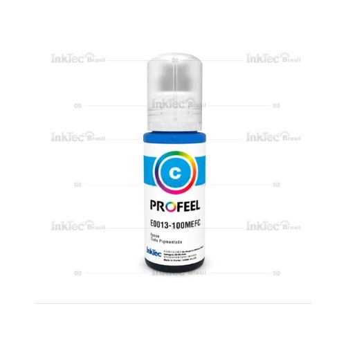 TINTA PIGMENTADA INKTEC COMPATÍVEL EPSON E0013 100ML CYAN - CÓD. 2886