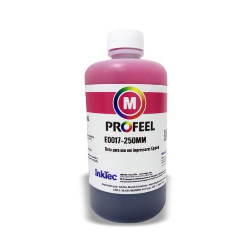 TINTA FOTOGRÁFICA CORANTE INKTEC COMPATÍVEL EPSON E0017 250ML MAGENTA - CÓD. 3531