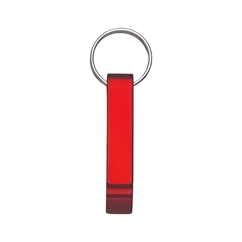 CHAVEIRO ABRIDOR ALUMÍNIO MÉDIO VERMELHO - CÓD. 3419