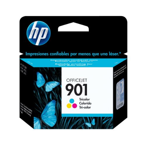 CARTUCHO TINTA HP 901 J4540 J4550 J4580 J4660 J4680 4500 COLORIDO ORIGINAL 13ML - CÓD. 119