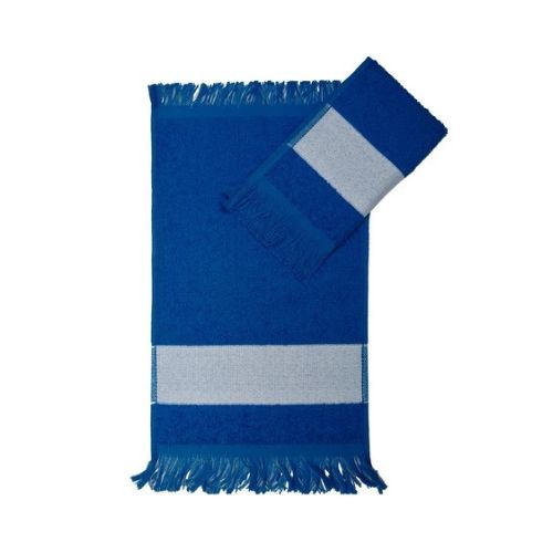 TOALHA PARA ESTAMPA SUBLIMÁTICA AZUL ROYAL COM FRANJA 22CM X 35CM 300G - CÓD. 3382