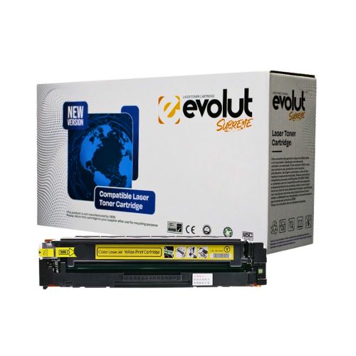TONER COMPATÍVEL HP CF502A 202A M281FDW M254DW YELLOW CHIP 1.3K - CÓD. 3747