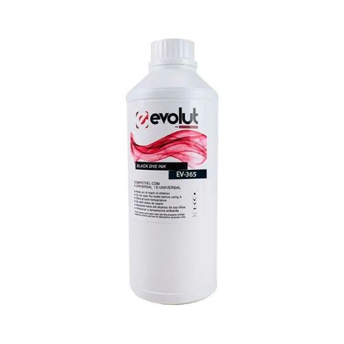 TINTA CORANTE EVOLUT UNIVERSAL HP / EPSON EV365 BLACK 1 LITRO - CÓD. 2752