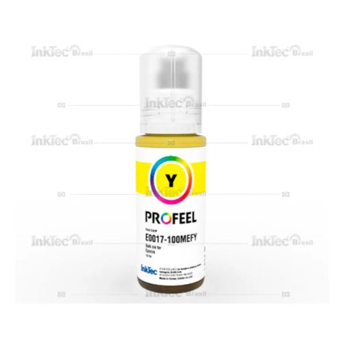 TINTA CORANTE INKTEC COMPATÍVEL EPSON E0017 ECOFIT 100ML AMARELO - CÓD. 2611
