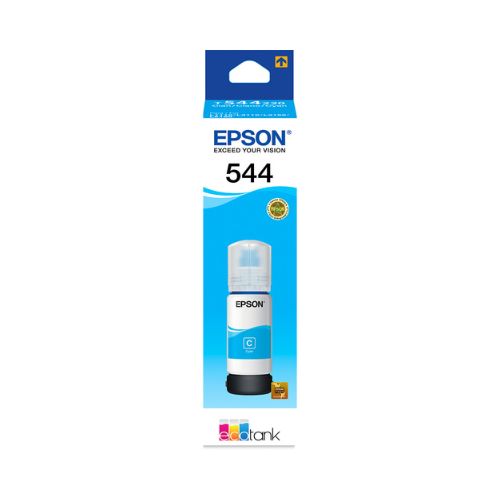 REFIL TINTA EPSON T544 L1250 L3150 L3110 L5190 L3250 L3210 CIANO ORIGINAL 65ML - CÓD. 1949