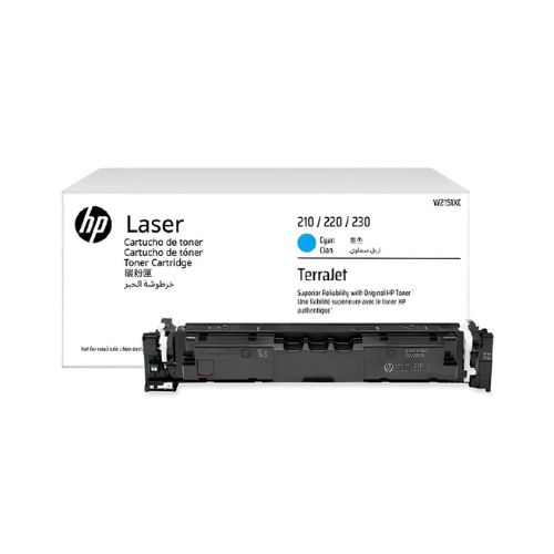 TONER HP W2151XC 210 220 230 4201 4202 4203 4301 4302 4303 CIANO ORIGINAL 5.5K - CÓD. 3905