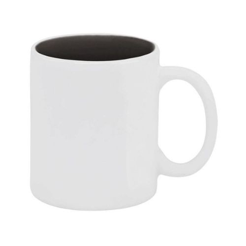 CANECA SUBLIME AZ10 BRANCA INTERNA PRETA 300ML - CÓD. 3034