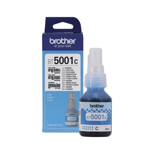 REFIL TINTA BROTHER BT5001C T420 T510 T520 T710 T720 T820 T910 T4000 T4500 48,8ML 5K - CÓD. 2558