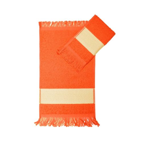 TOALHA PARA ESTAMPA SUBLIMÁTICA LARANJA VERÃO 22CM X 35CM 300G - CÓD. 3379