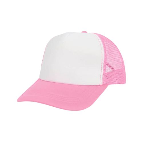 BONÉ PARA SUBLIMAÇÃO TELADO 56CM - 60CM ROSA - CÓD. 3487