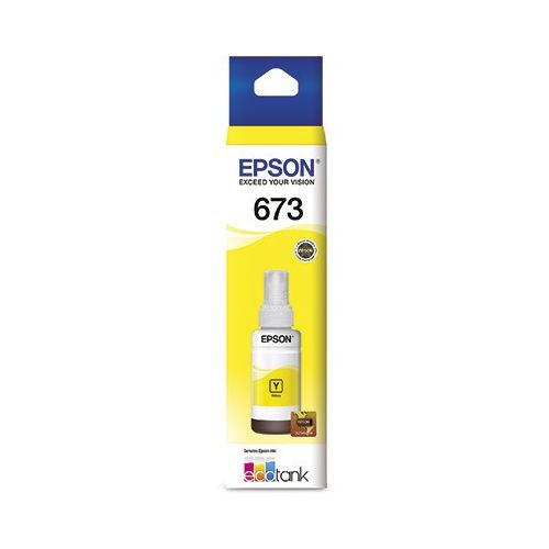 REFIL TINTA EPSON T673 673 L800 L810 L1800 L805 L850 AMARELO ORIGINAL 70ML - CÓD. 617