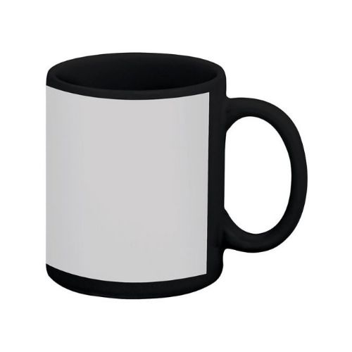 CANECA SUBLIME AZ10 PRETA TARJA COM BRANCA 300ML - CÓD. 3015
