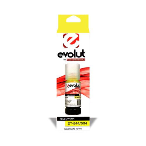 TINTA COMPATÍVEL EPSON ET544 504 L1250 L3150 L3110 L5190 L3250 L3210 YELLOW 70ML - CÓD. 3410