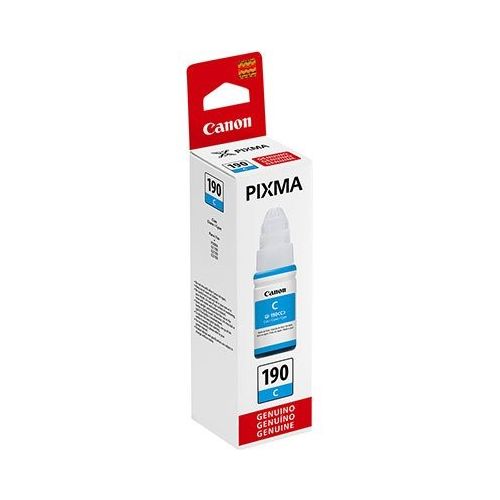 TINTA CANON GI-190C G1100 G1110 G2100 G2110 G3100 G3110 G3111 G4100 G4110 G4111 CIANO 7K - CÓD. 1863
