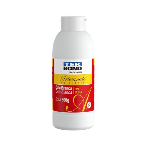 COLA BRANCA PVA EXTRA ARTESANATO 500G - CÓD. 3566