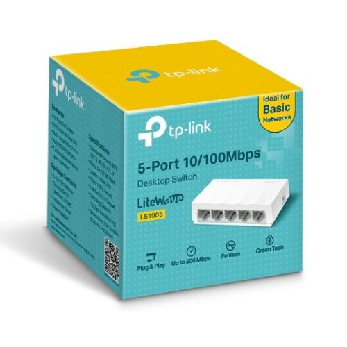 SWITCH TP-LINK LS1005 5 PORTAS - CÓD. 1443