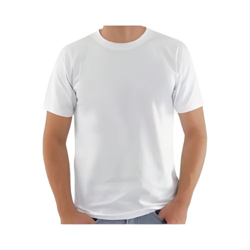 CAMISA MALHA BRANCA PP 100% POLIÉSTER ANTI-PILLING - CÓD. 3481