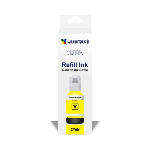 TINTA COMPATÍVEL EPSON T664 L200 L375 L220 L110 L355 L555 L455 L365 L395 YELLOW 70ML - CÓD. 1629