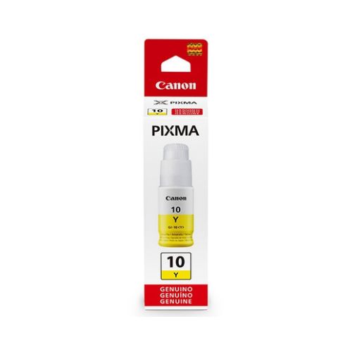 REFIL DE TINTA CANON GI-10Y TANQUE DE TINTA MEGA TANK G6010 G7010 AMARELO 70ML - CÓD. 2338