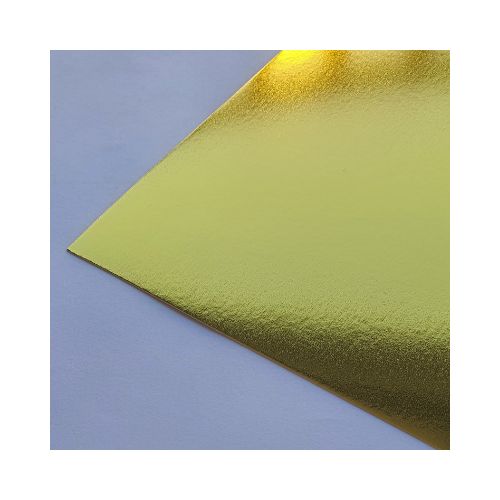 PAPEL LAMINADO METALLIK OURO 64CM X 94CM 250G 1 FOLHA - CÓD. 3076