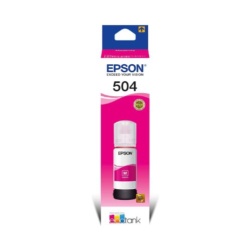 REFIL TINTA EPSON T504 L4150 L4160 L4260 L6191 L6161 L6171 L14150 MAGENTA ORIGINAL 70ML - CÓD. 1692