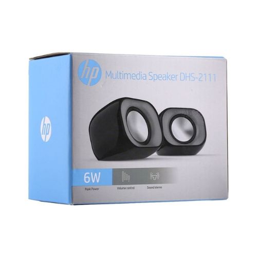 CAIXA DE SOM COM SUBWOOFER HP DHS-2111S 11W 2.1 COM USB - CÓD. 3718